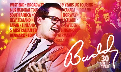 BUDDY 30TH ANNIVERSARY UK TOUR CAST ANNOUNCED