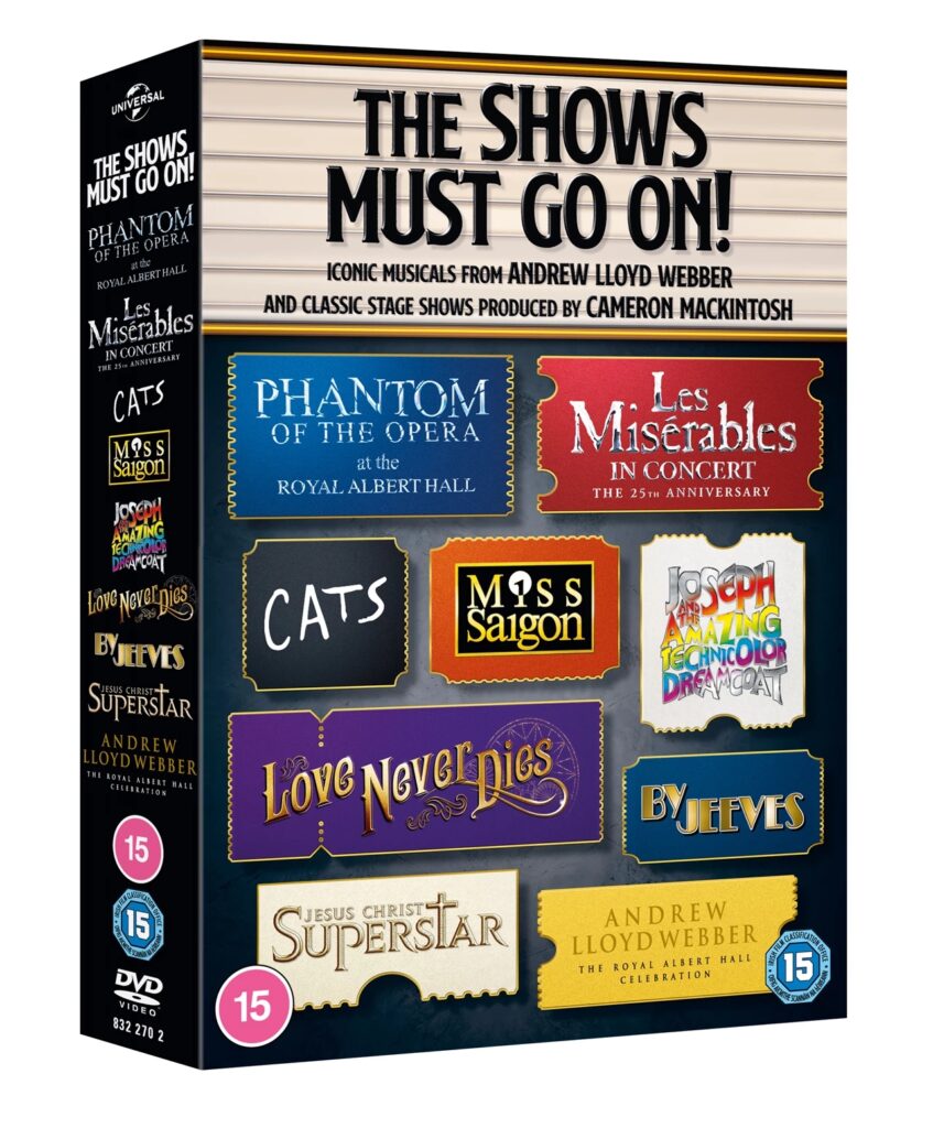 THE SHOW MUST GO ON! ULTIMATE MUSICALS COLLECTION DVD BOXSET ANNOUNCED