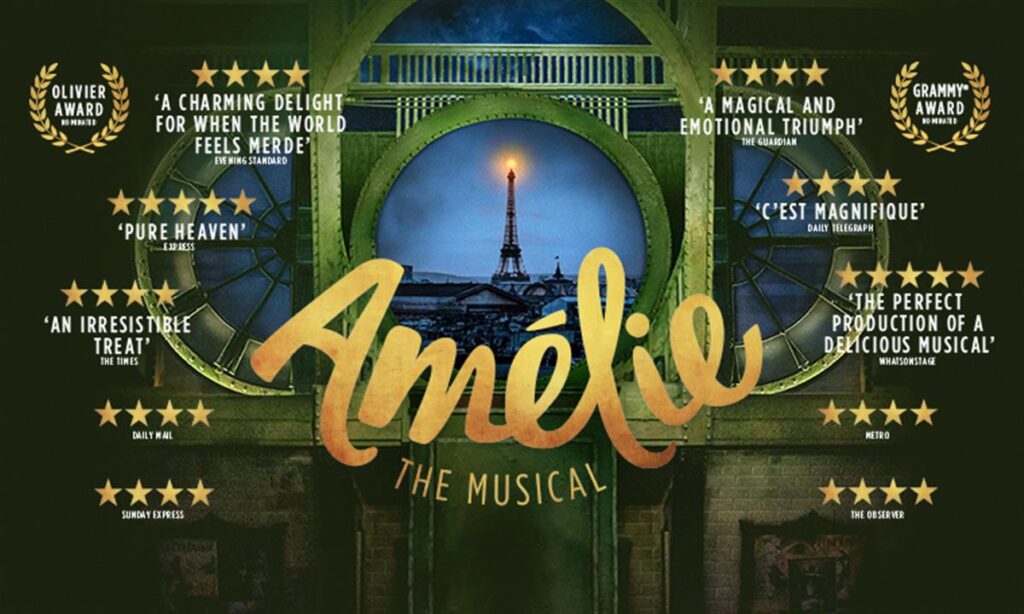AMÉLIE THE MUSICAL – WEST END TRANSFER ANNOUNCED – CRITERION THEATRE – MAY 2021