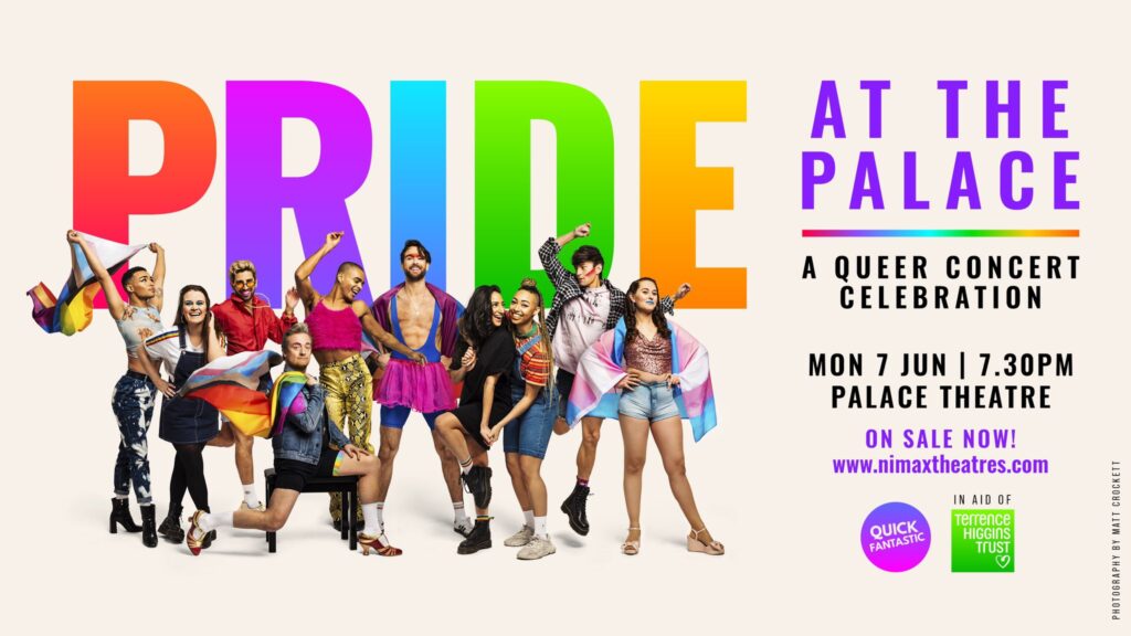 PRIDE AT THE PALACE – A QUEER CONCERT CELEBRATION ANNOUNCED