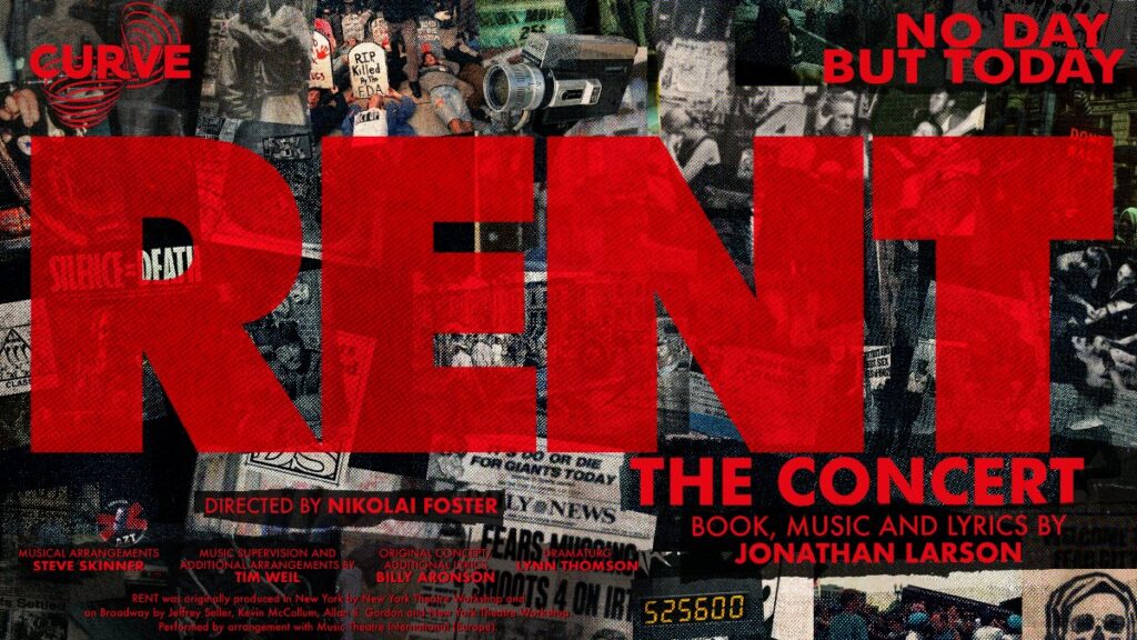 RENT – THE CONCERT ANNOUNCED FOR CURVE LEICESTER – AUGUST 2021
