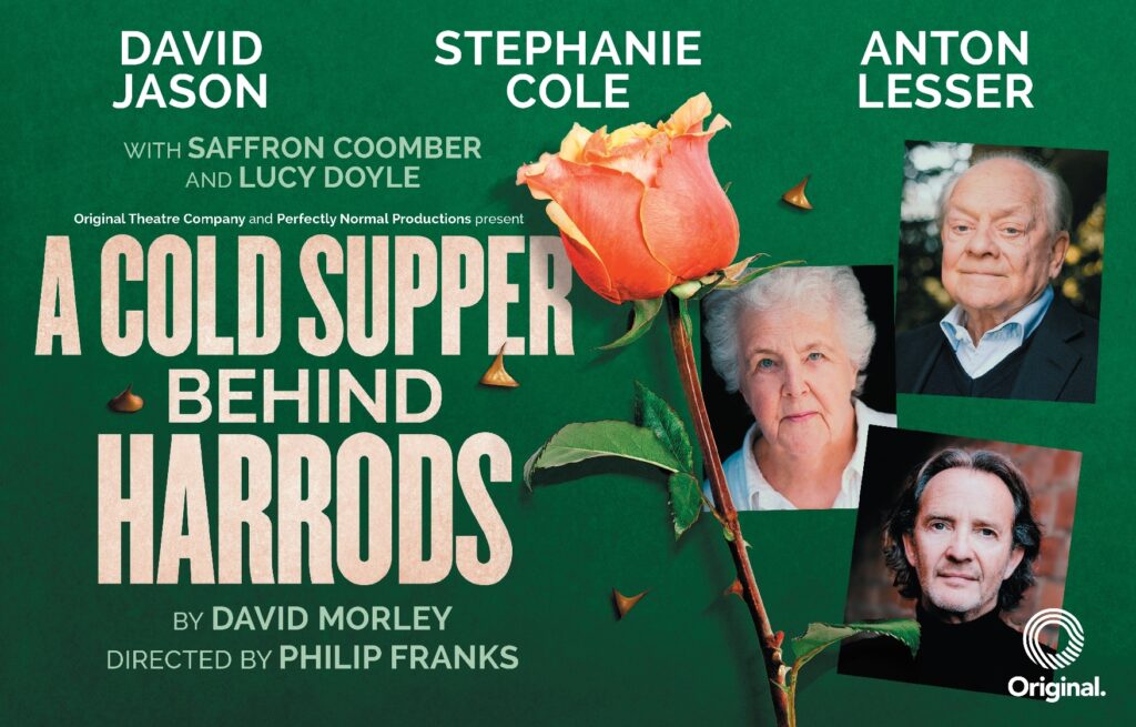DAVID JASON, STEPHANIE COLE & ANTON LESSER TO STAR IN A COLD SUPPER BEHIND HARRODS – STREAMING LIVE FOR ONE NIGHT ONLY