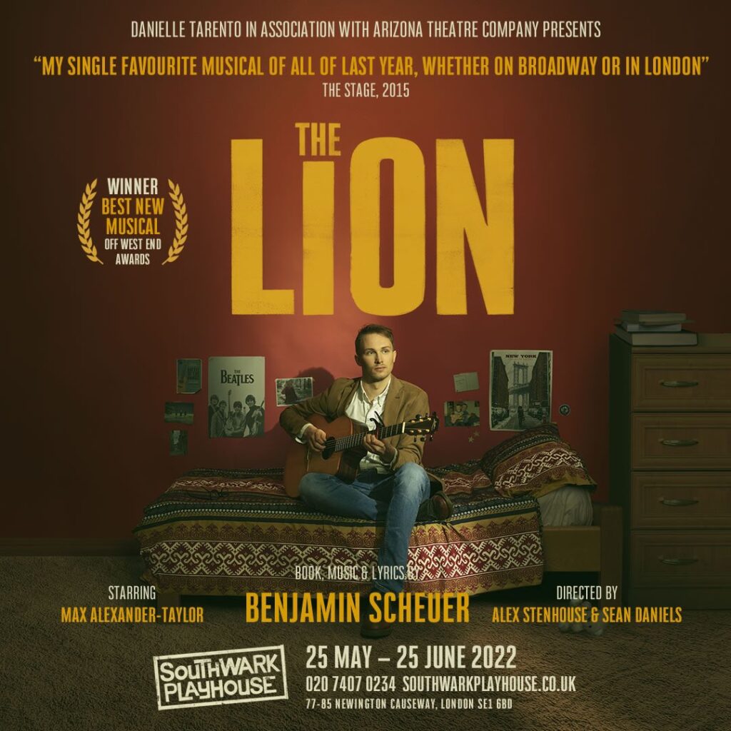 THE LION – MUSICAL REVIVAL ANNOUNCED FOR SOUTHWARK PLAYHOUSE