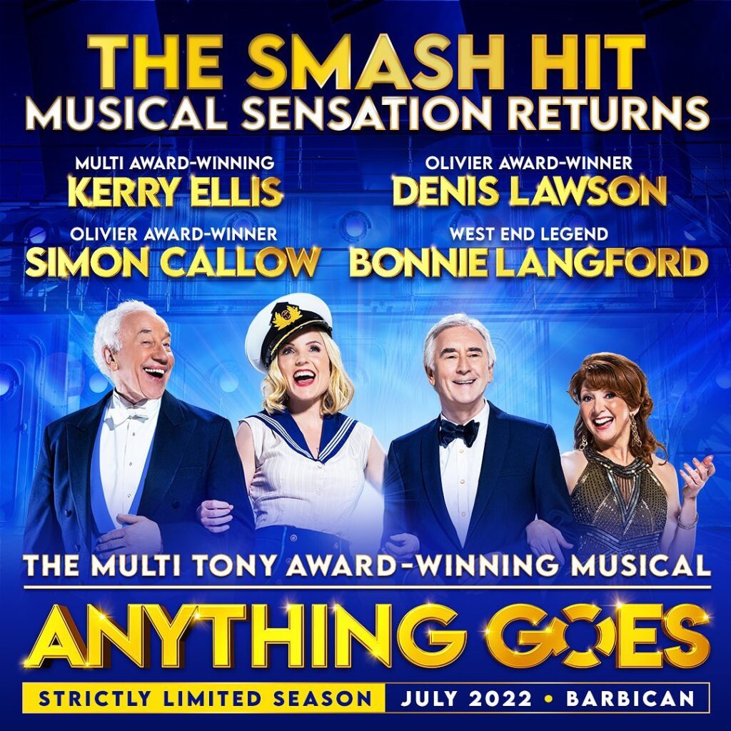 ANYTHING GOES – UK TOUR EXTENDS BARBICAN RUN