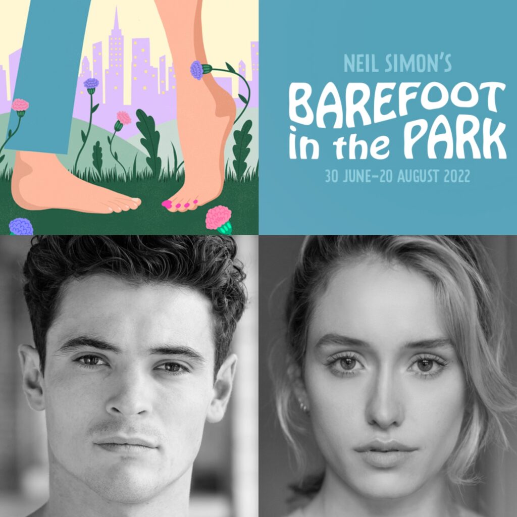 JONNY LABEY & CHLOE MCCLAY ANNOUNCED FOR NEIL SIMON’S BAREFOOT IN THE PARK – MILL AT SONNING
