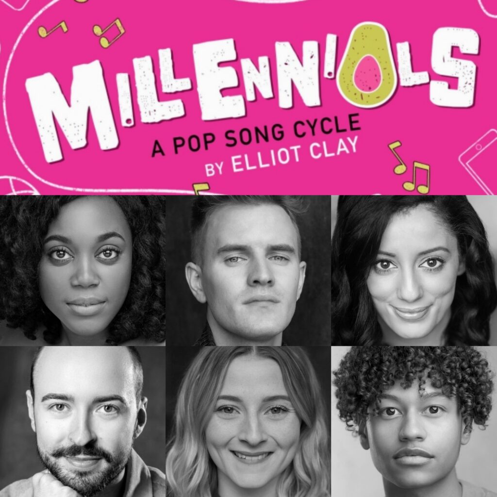 MILLENNIALS – A POP SONG CYCLE BY ELLIOT CLAY – CAST ANNOUNCED