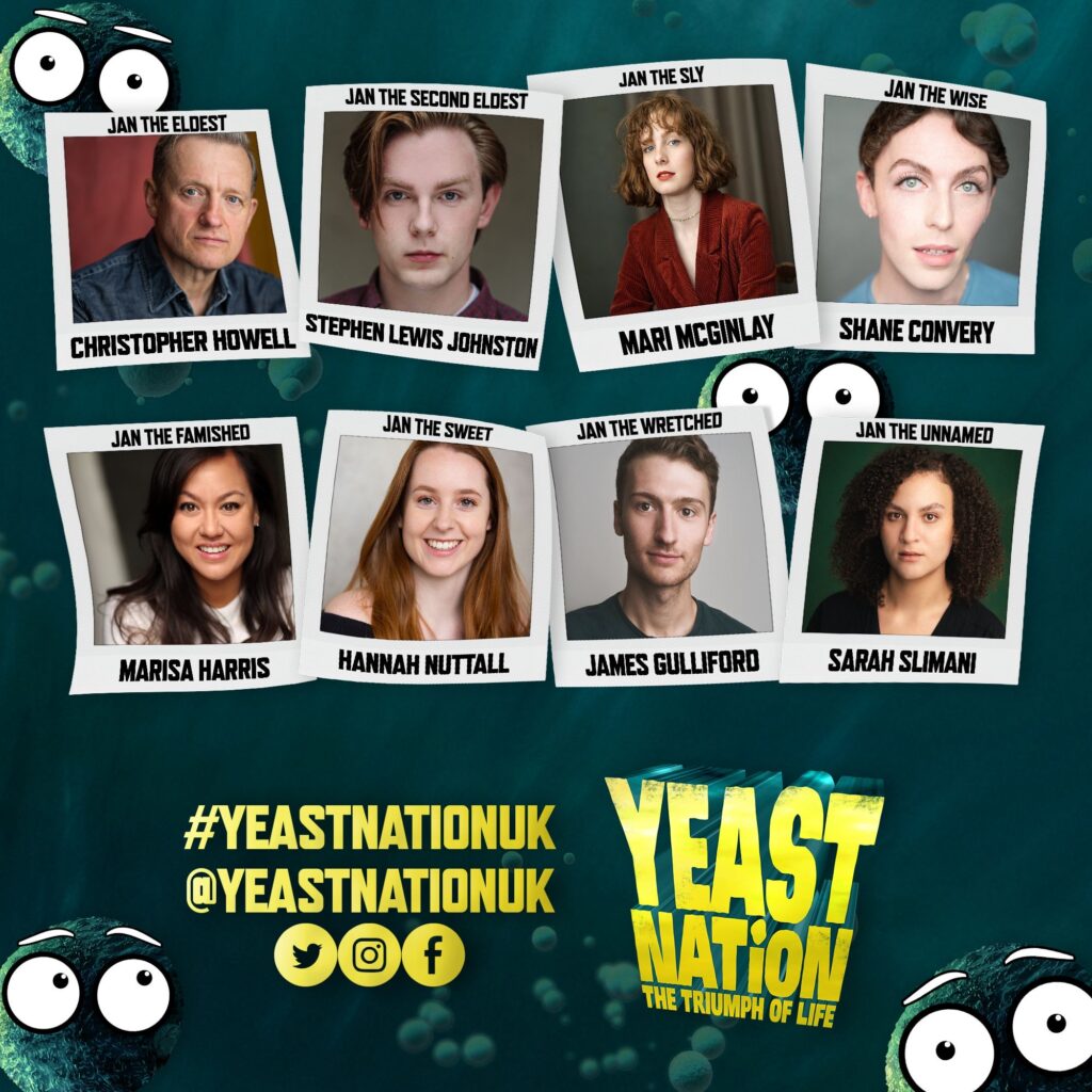 YEAST NATION – THE TRIUMPH OF LIFE – CAST & CREATIVES ANNOUNCED