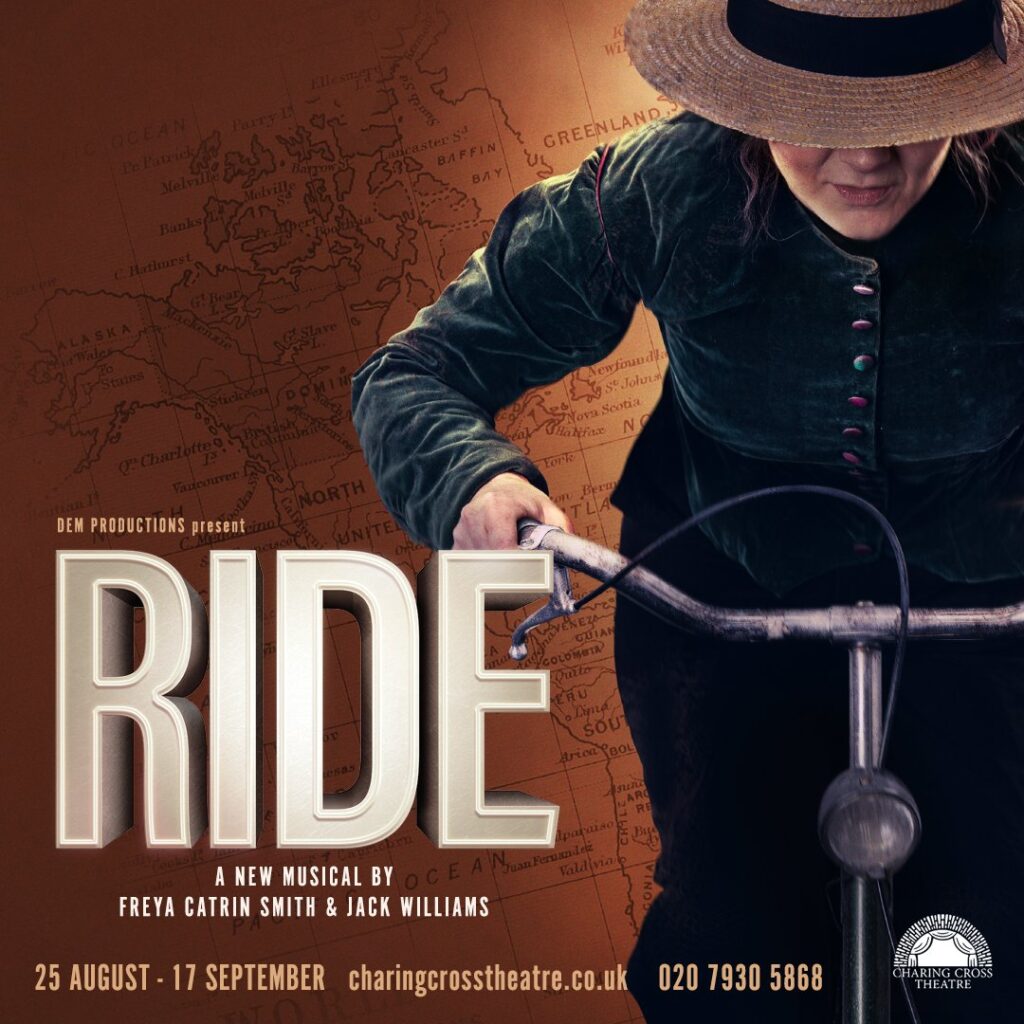 RIDE – A NEW MUSICAL – WORLD PREMIERE ANNOUNCED FOR CHARING CROSS THEATRE