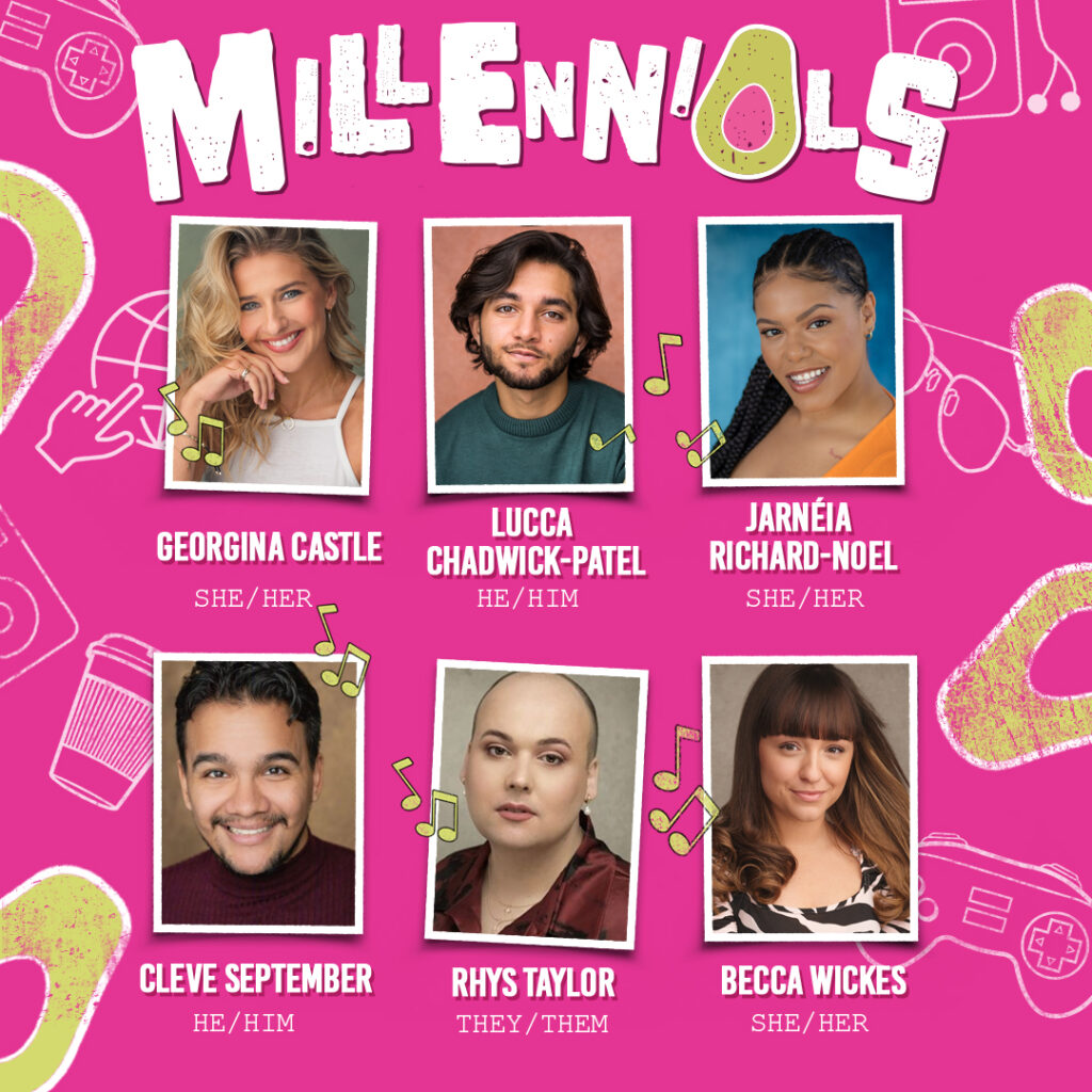 MILLENNIALS – A POP SONG CYCLE BY ELLIOT CLAY – NEW CASTING ANNOUNCED