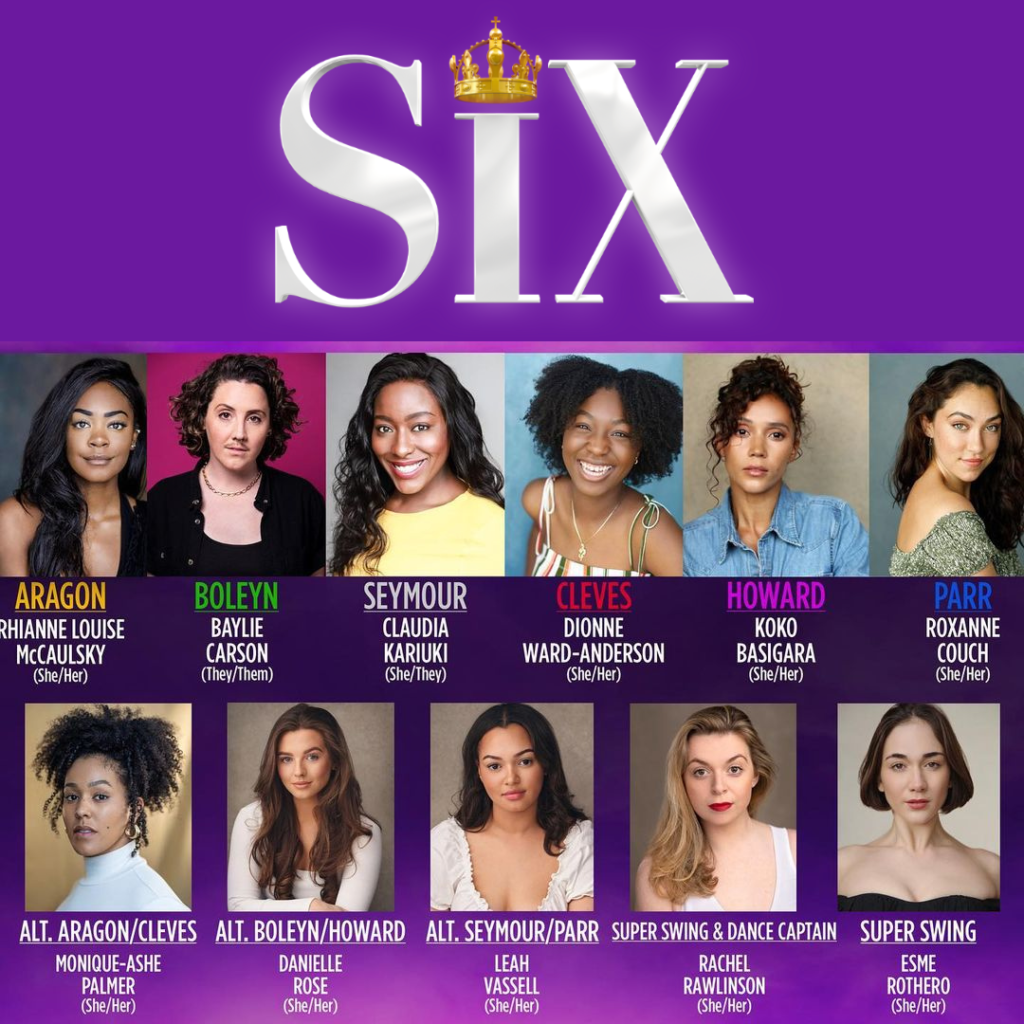 SIX THE MUSICAL – NEW WEST END CAST ANNOUNCED