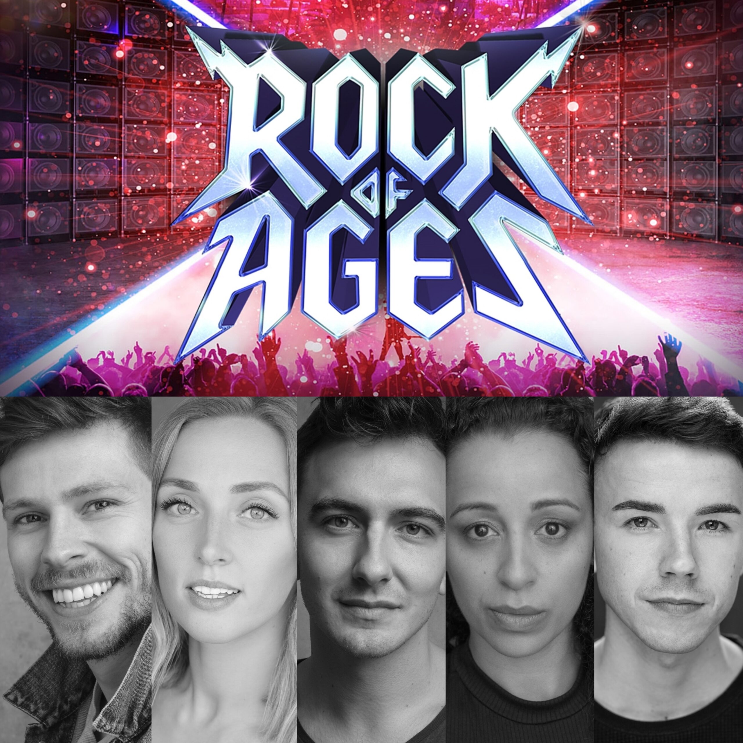 rock of ages musical tour 2023 cast