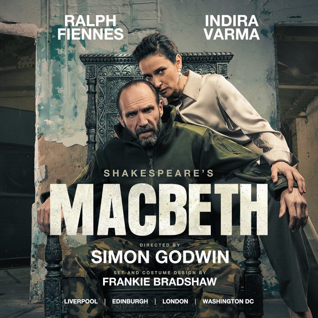 WILLIAM SHAKESPEARE’S MACBETH – NEW SITE-SPECIFIC PRODUCTION ANNOUNCED – STARRING RALPH FIENNES & INDIRA VARMA