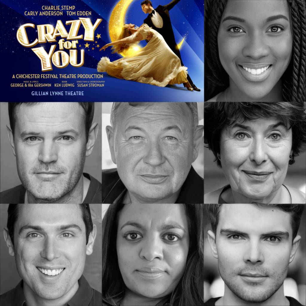 NATALIE KASSANGA, MATHEW CRAIG, DUNCAN SMITH, MARILYN CUTTS, SAM HARRISON, RINA FATANIA, JACK WILCOX & MORE ANNOUNCED FOR WEST END TRANSFER OF CRAZY FOR YOU