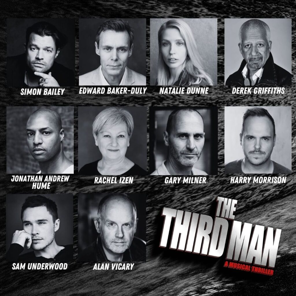 THE THIRD MAN – STAGE MUSICAL ADAPTATION – INITIAL CAST ANNOUNCED