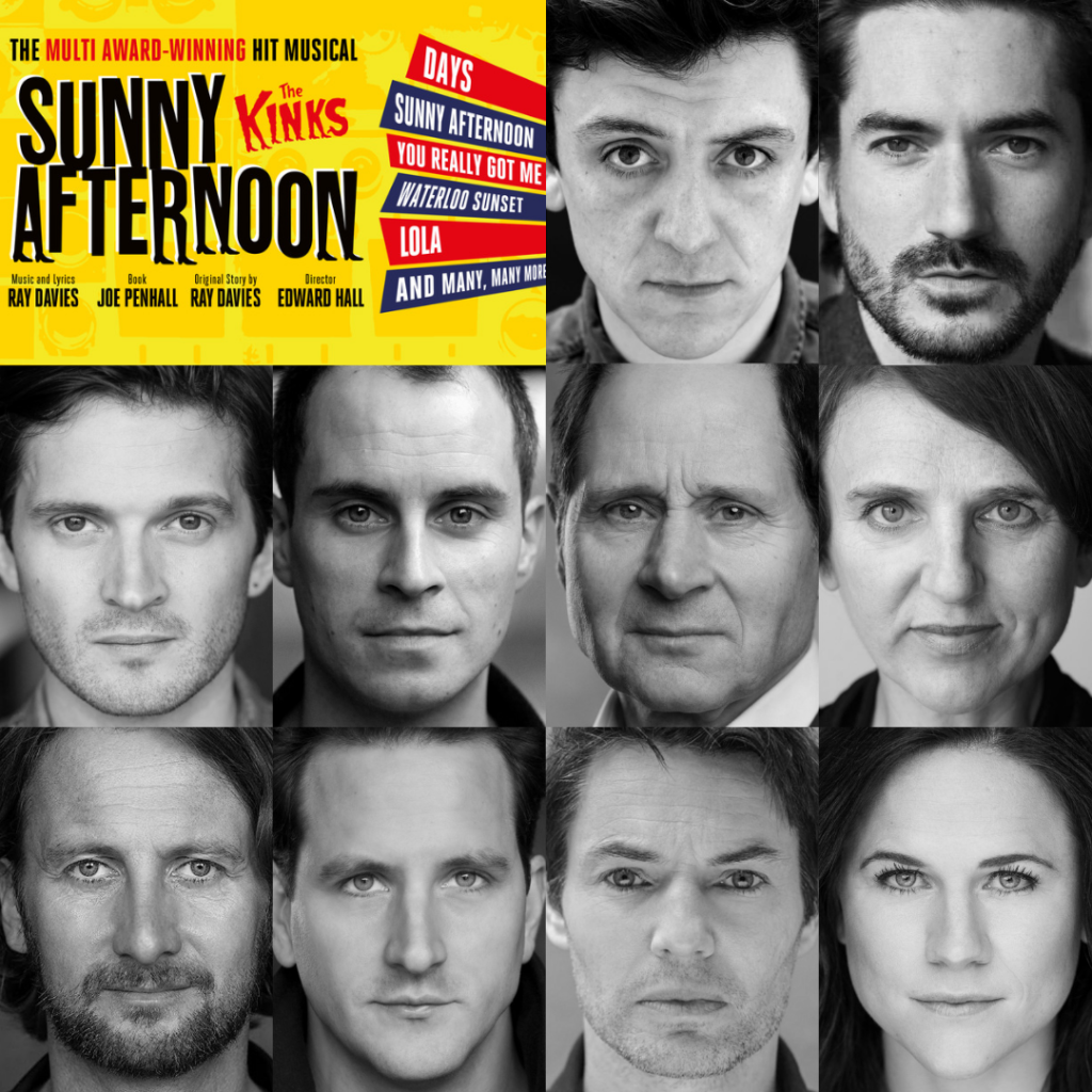 SUNNY AFTERNOON – THE KINKS MUSICAL – ORIGINAL WEST END CAST SET TO REUNITE AT MUSIC FESTIVAL – RUSHFEST