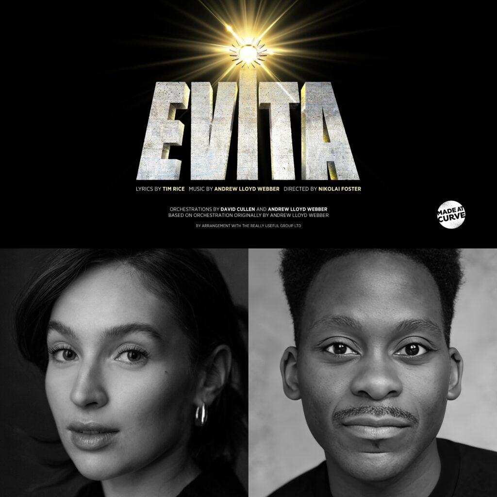 MARTHA KIRBY & TYRONE HUNTLEY TO LEAD CURVE LEICESTER REVIVAL OF TIM RICE & ANDREW LLOYD WEBBER’S EVITA