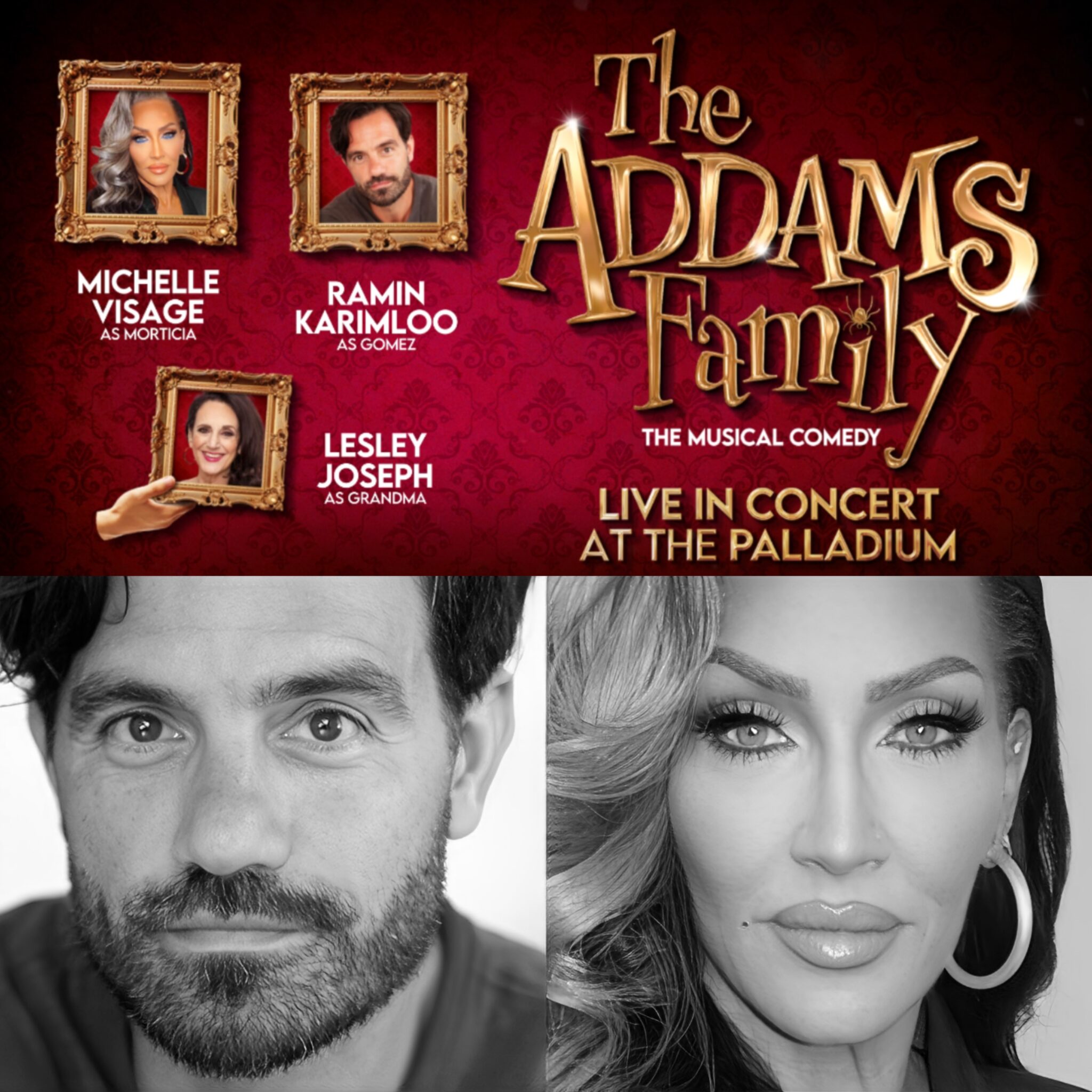 RAMIN KARIMLOO & MICHELLE VISAGE TO LEAD CONCERT PRODUCTION OF THE