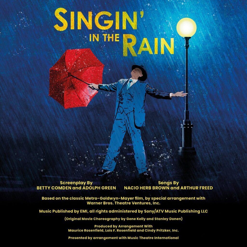 SINGIN’ IN THE RAIN ANNOUNCED FOR KILWORTH HOUSE THEATRE – SUMMER 2024