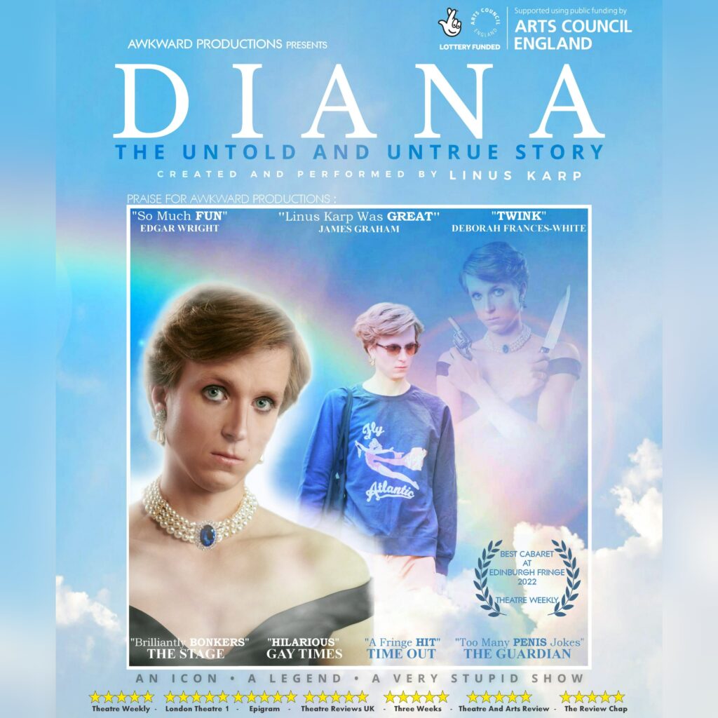 DIANA – THE UNTOLD AND UNTRUE STORY ANNOUNCED FOR KING’S HEAD THEATRE