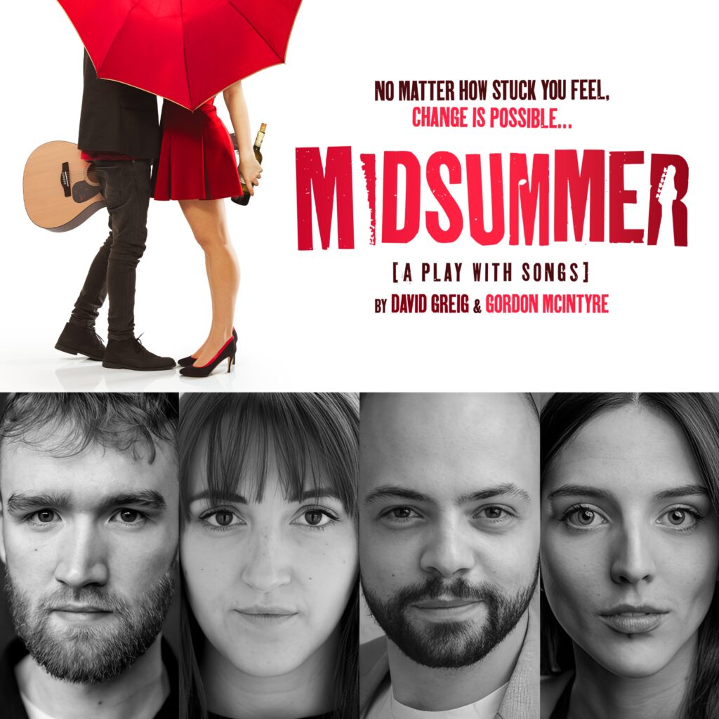 ROSS CARSWELL, KAREN YOUNG, WILL ARUNDELL & LAURA ANDRESEN GUIMARÃES ANNOUNCED FOR MIDSUMMER – A PLAY WITH SONGS