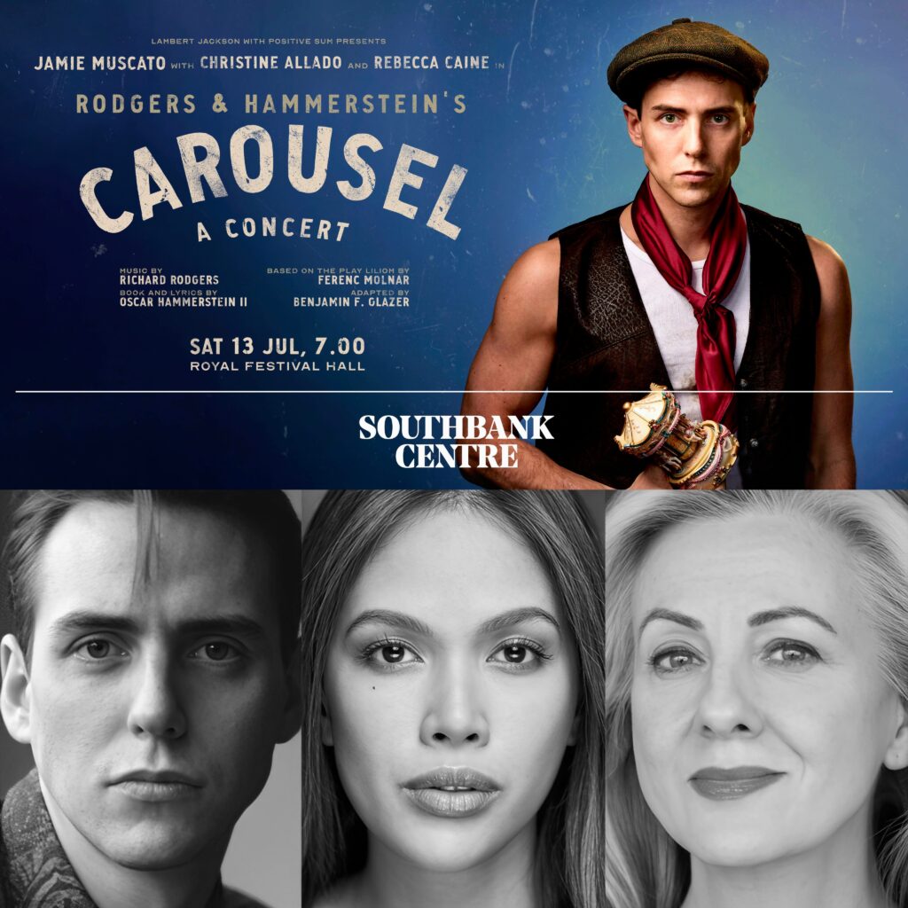 JAMIE MUSCATO, CHRISTINE ALLADO & REBECCA CAINE ANNOUNCED FOR CONCERT PRODUCTION OF RODGERS AND HAMMERSTEIN’S CAROUSEL