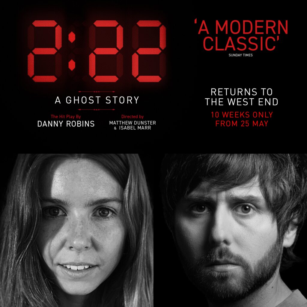 STACEY DOOLEY & JAMES BUCKLEY TO STAR IN WEST END PRODUCTION OF 2:22 – A GHOST STORY