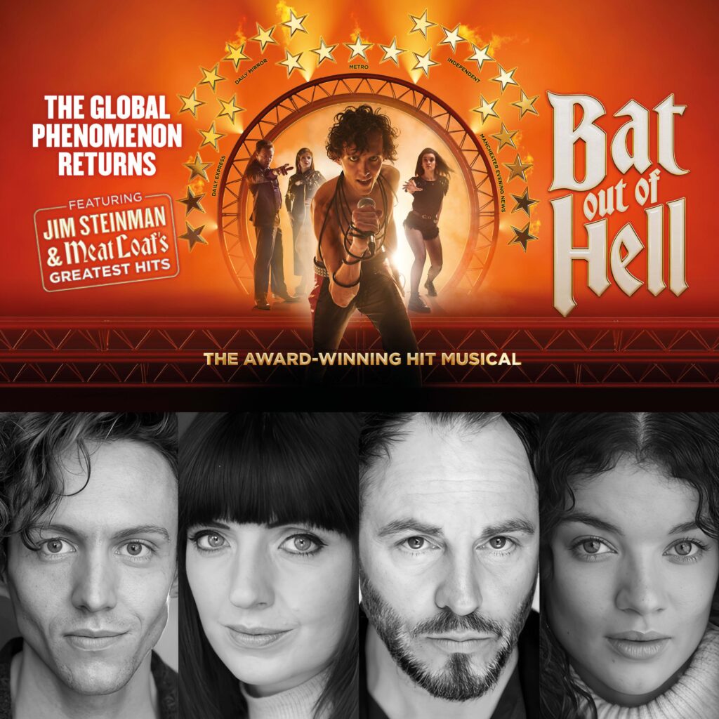GLENN ADAMSON, SHARON SEXTON, ROB FOWLER & KATIE TONKINSON ANNOUNCED FOR NEW UK TOUR OF BAT OUT OF HELL – THE MUSICAL