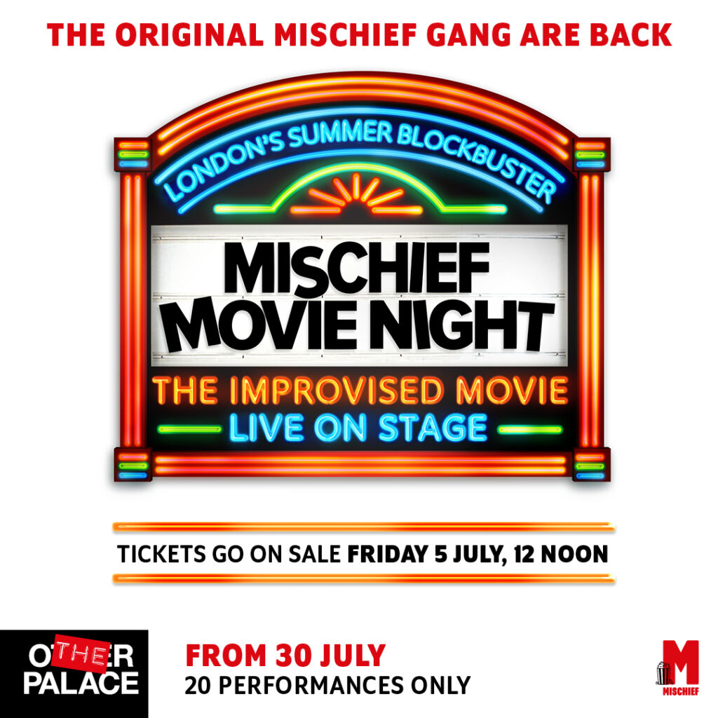 MISCHIEF MOVIE NIGHT ANNOUNCED FOR THE OTHER PALACE – SUMMER 2024