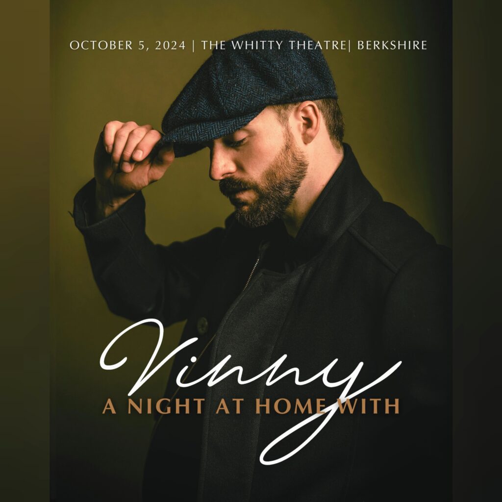 VINNY COYLE – A NIGHT AT HOME WITH VINNY – DEBUT SOLO CONCERT ANNOUNCED