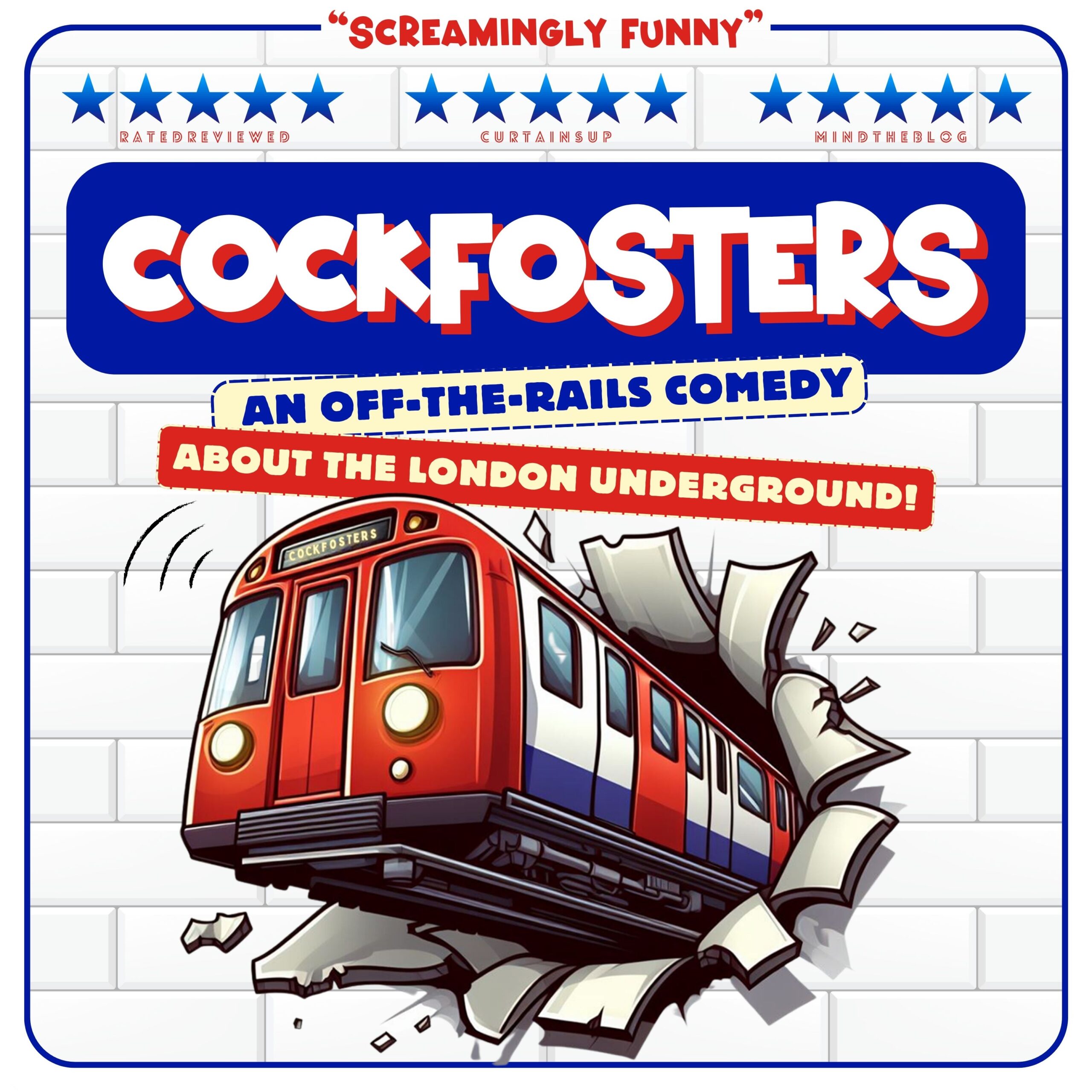 COCKFOSTERS – AN OFF-THE-RAILS COMEDY ANNOUNCED FOR SOUTHWARK PLAYHOUSE BOROUGH – APRIL 2025 image de la publication