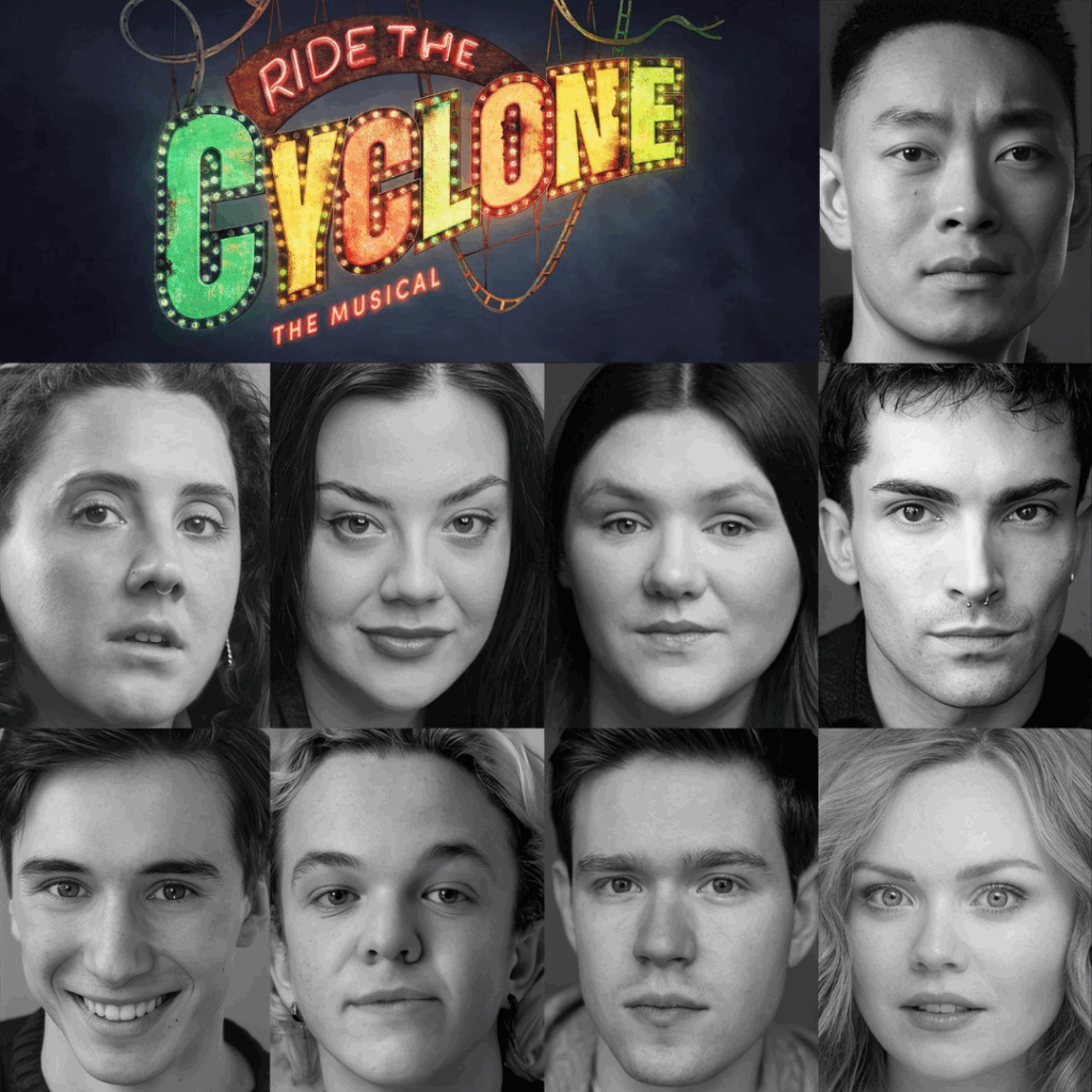 EDWARD WU, BAYLIE CARSON, GRACE GALLOWAY, ROBYN GILBERTSON, DAMON GOULD, BARTEK KRASZEWSKI, JACK MAVERICK, NATHANIEL PURNELL & REBECCA D’LACEY ANNOUNCED FOR UK PREMIERE OF RIDE THE CYCLONE