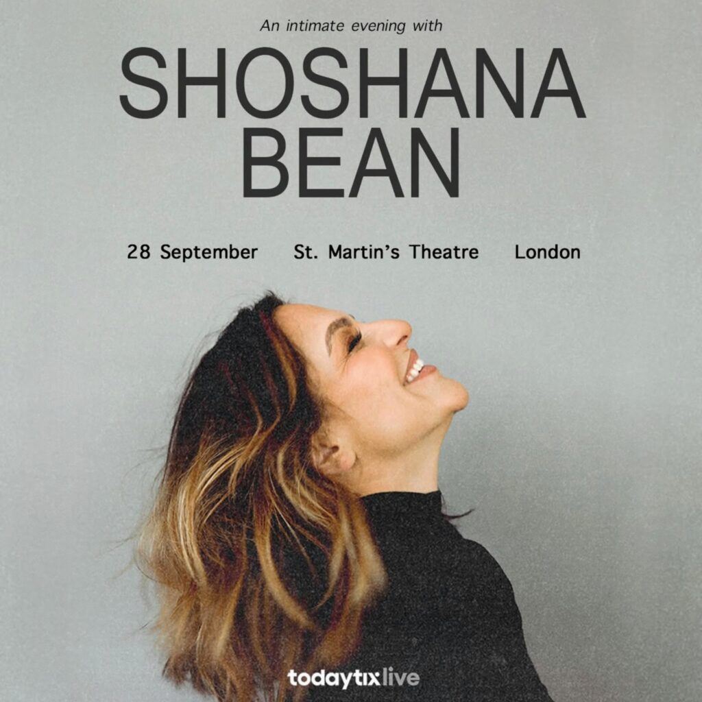 AN INTIMATE EVENING WITH SHOSHANA BEAN – WEST END SOLO CONCERT ANNOUNCED