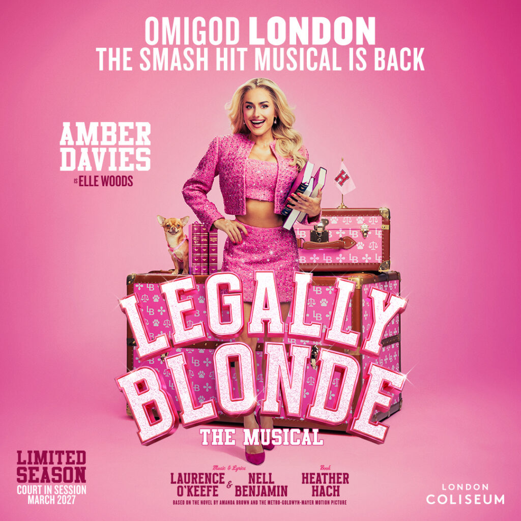 AMBER DAVIES TO LEAD WEST END TRANSFER OF LEGALLY BLONDE – THE MUSICAL